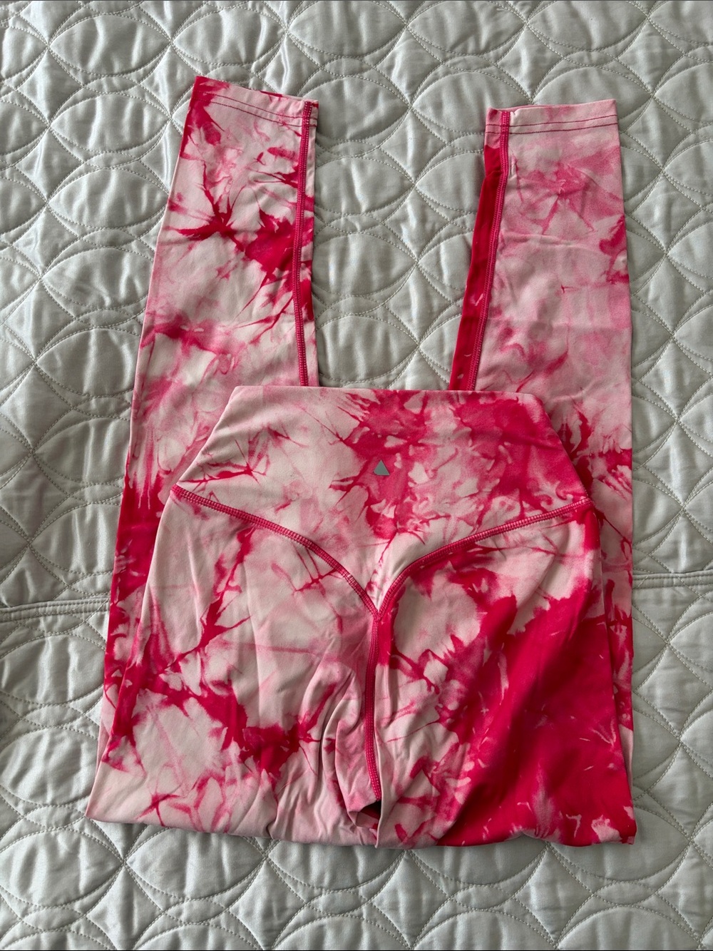 Balance Athletica Pink tie Dye leggings